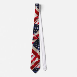 US Flags Tie
