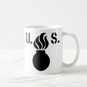 US 'Flaming Bomb' Logo Coffee Mug