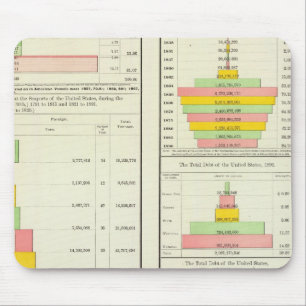 US Foreign Commerce; National, State & Local Debt Mouse Mat