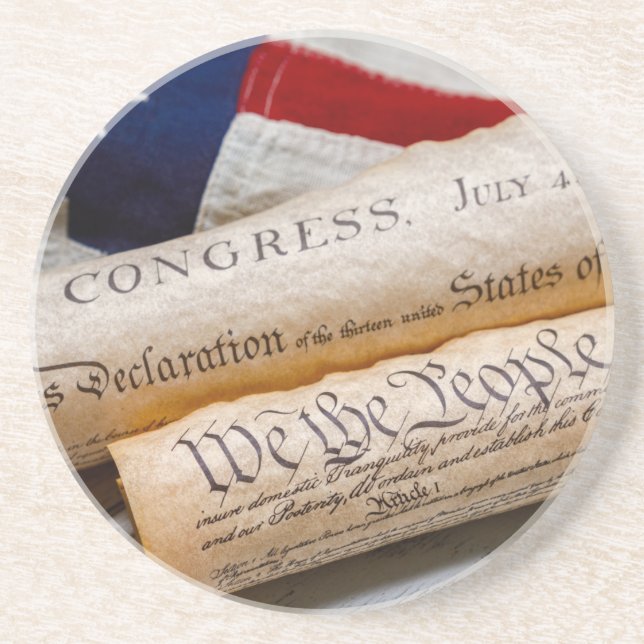 US Founding Documents Coaster (Front)