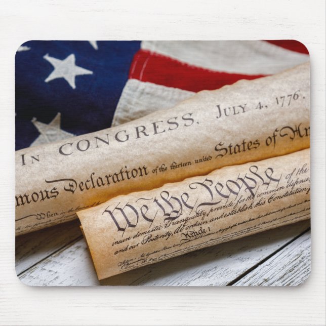 US Founding Documents Mouse Mat (Front)