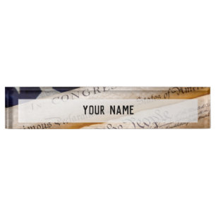 US Founding Documents Nameplate