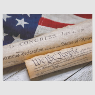 US Founding Documents Tissue Paper