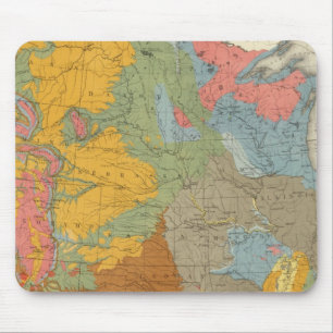 US Geological Map Mouse Mat