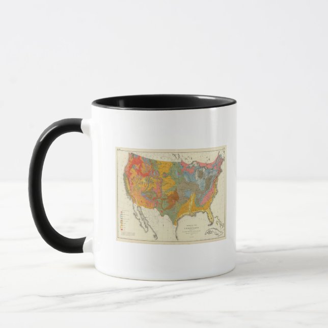 US Geological Map Mug (Left)