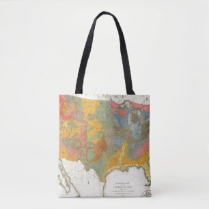 US Geological Map Tote Bag
