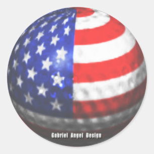 US Golf Classic Round Sticker
