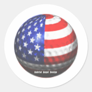 US Golf Classic Round Sticker