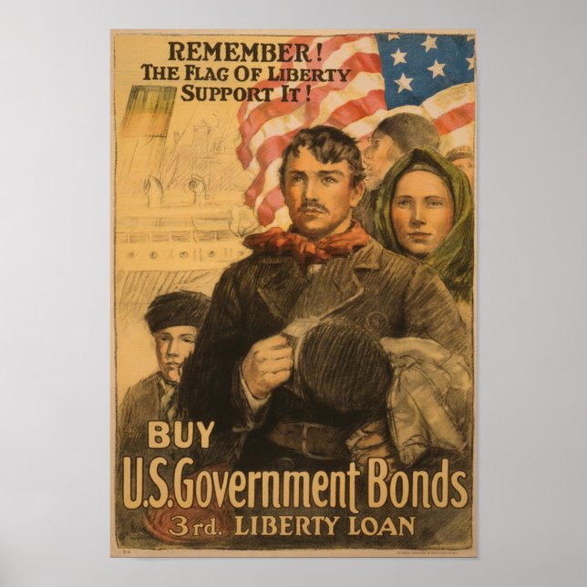 US Government Bonds Poster (Front)