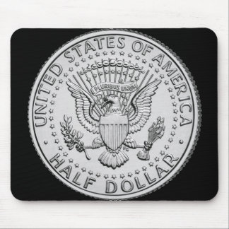 US Great Seal Half Dollar Mouse Mat