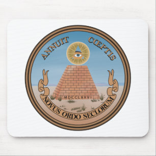 US Great Seal Reverse Official Coat Of Arms Mouse Mat
