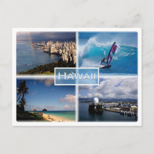 US Hawaii - Honolulu view - The Perouse - Lanikai Postcard