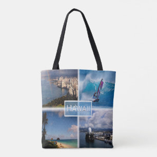 US Hawaii - Honolulu view - The Perouse - Lanikai Tote Bag