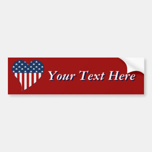 US Heart 1: Create Your Own Bumper Sticker