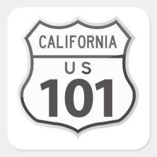 US Highway 101 California Road Trip Travel Sticker