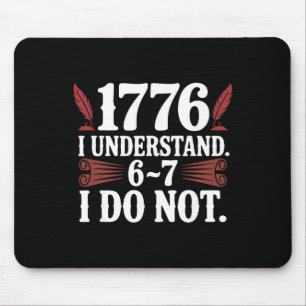 Us History 67 Teacher 1776 250th Anniversary Six S Mouse Mat