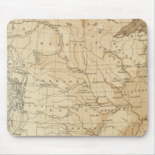US Hypsometic Sketch Mouse Mat