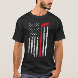 US Ice Hockey USA Practice Flag American Women Men T-Shirt