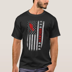 US Ice Hockey USA Practice Flag American Women Men T-Shirt