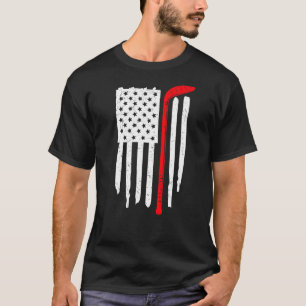 US Ice Hockey USA Practice Flag American Women Men T-Shirt