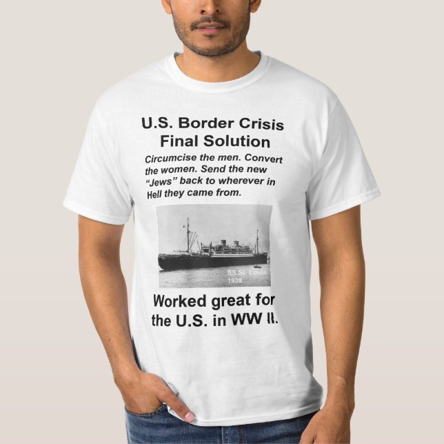 US Immigration black T-Shirt (Front)