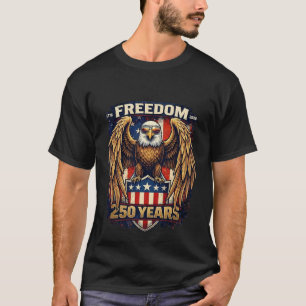 US Independence Anniversary 250 T-Shirt, Eagle Tee