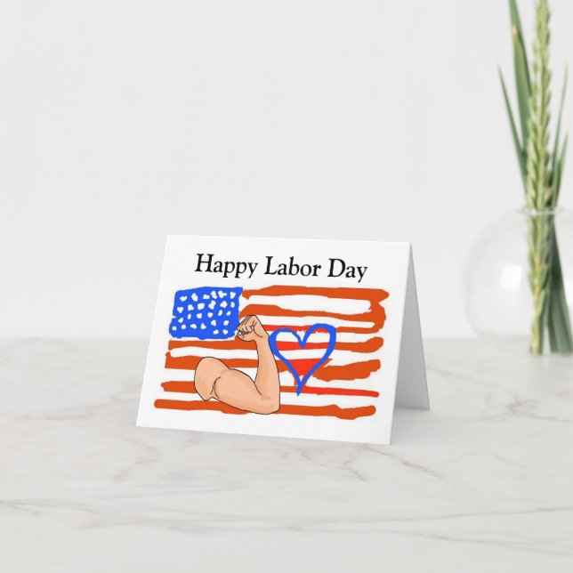 US Labour Day Card (Front)