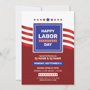 Us Labour Day Event Flyer Template
