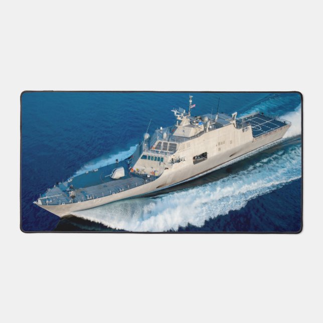 US LITTORAL COMBAT SHIP – LCS DESK MAT (Front)