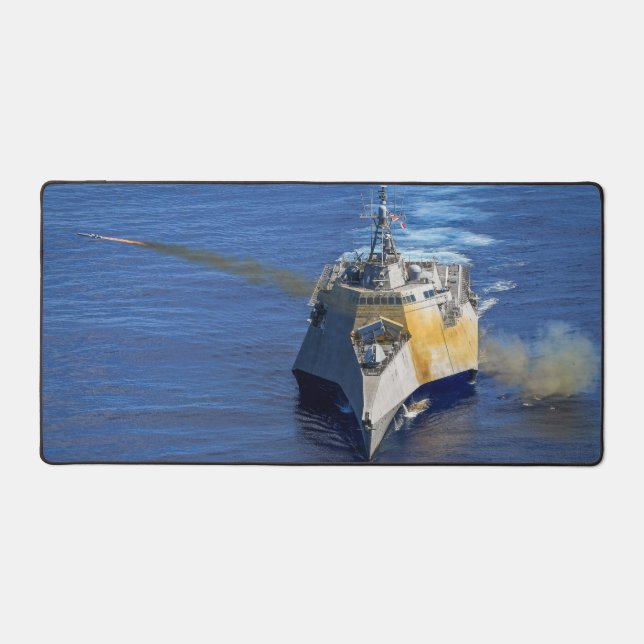 US LITTORAL COMBAT SHIP – LCS DESK MAT (Front)