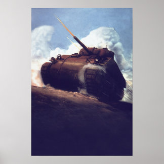 US M4 Abrams tank Poster