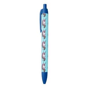 US Made Beautiful Hand Drawn Wolf Art Pen