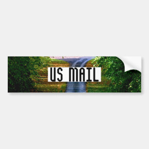 US MAIL bumper sticker