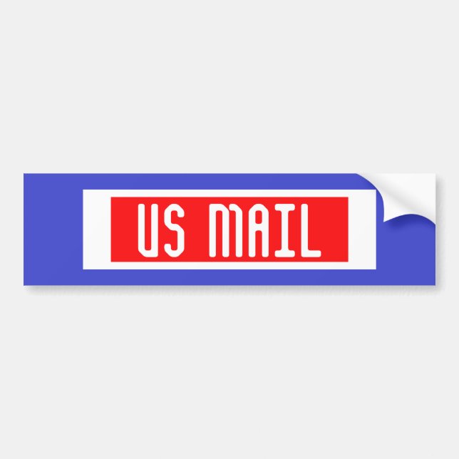 US MAIL bumper sticker (Front)