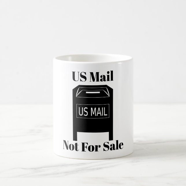 US Mail Not For Sale Coffee Mug (Center)