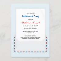US Mail Retirement Party Invitation