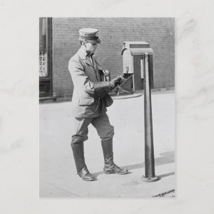 US Mailman Postcard