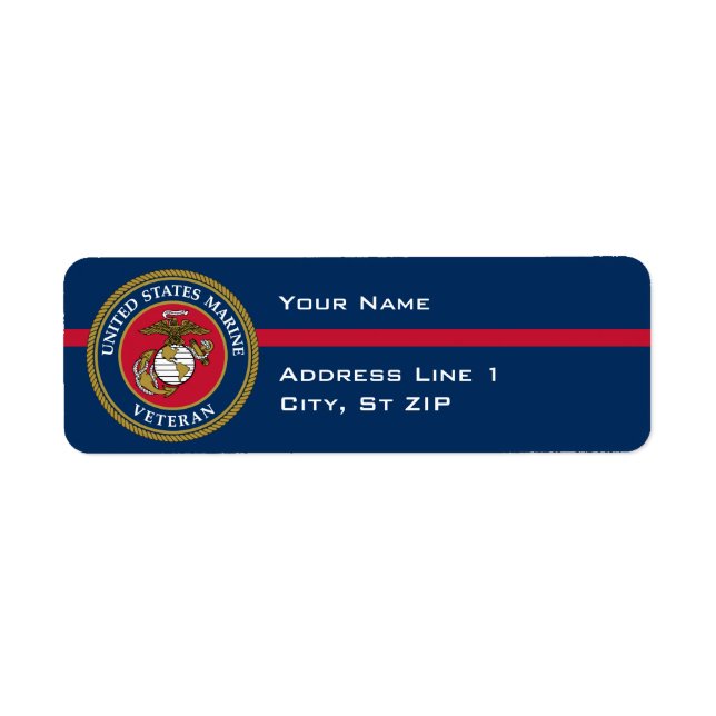 US Marine Corps - Veteran Blue (Front)