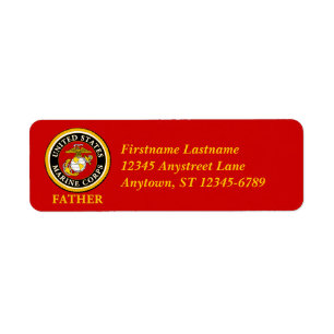 US Marine Official Seal - Father