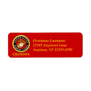 US Marine Official Seal - Grandpa