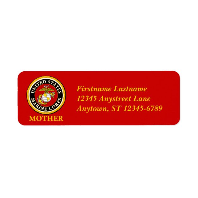 US Marine Official Seal - Mother (Front)