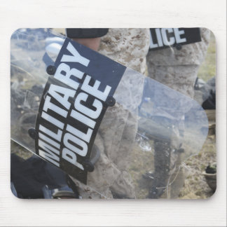 US Marines and Sailors don riot gear Mouse Mat