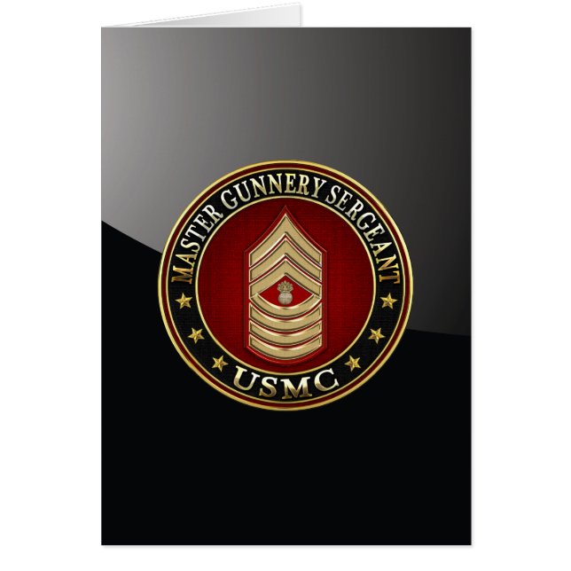 US Marines: Master Gunnery Sergeant (USMC MGySgt) (Front)