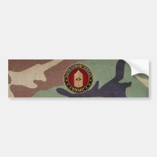 US Marines: Master Gunnery Sergeant (USMC MGySgt) Bumper Sticker