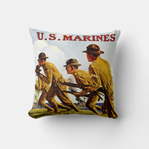 US Marines ~ Soldiers of the Sea Cushion