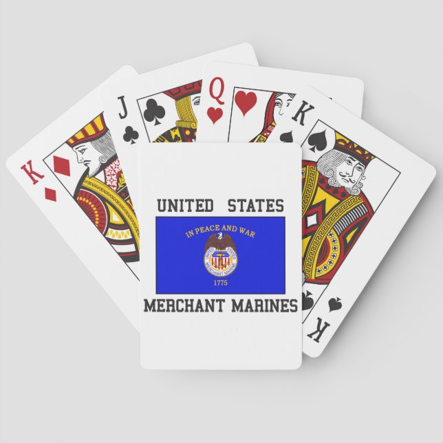 US Merchant Marine Playing Cards (Back)