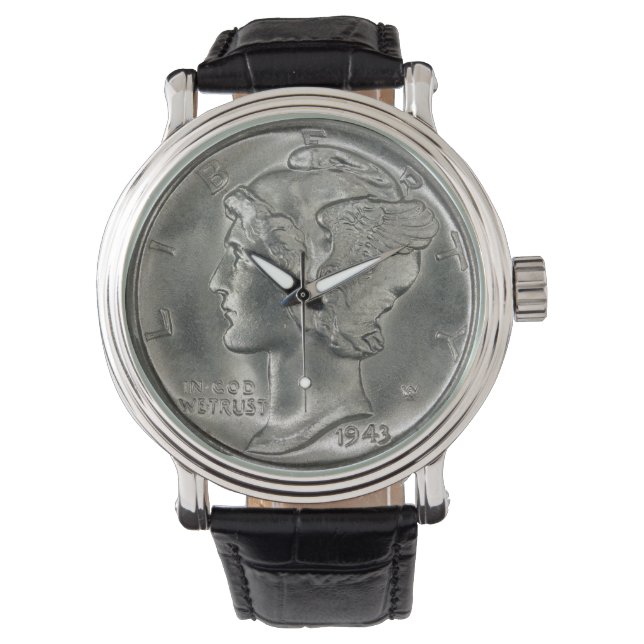US Mercury Dime (Lady Liberty) Watch (Front)