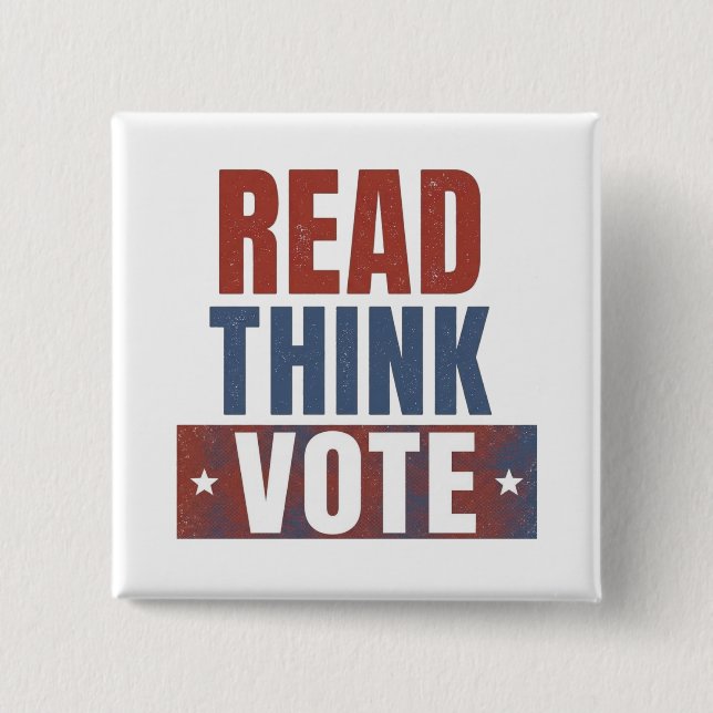 US Midterms 2 inch square 15 Cm Square Badge (Front)