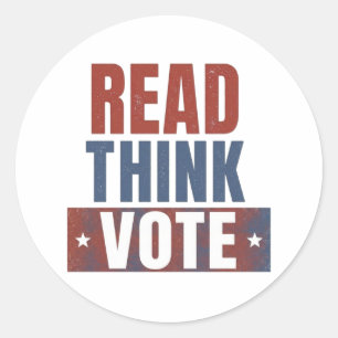 US Midterms Classic Round Sticker