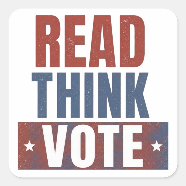 US Midterms Square Sticker (Front)